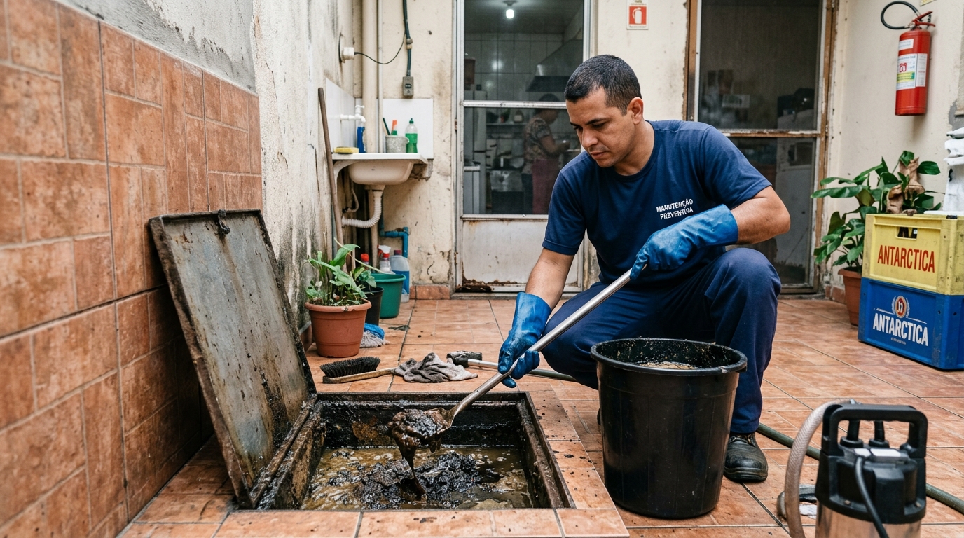 Limpeza de Caixa de Gordura perto de mim em Volta Redonda‑RJ